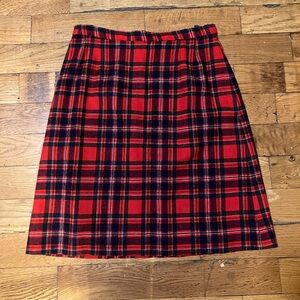 Vintage Pendleton Plaid Skirt